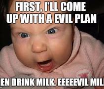 Image result for Up to Something Evil Baby Meme