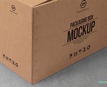 Image result for Cardboard Box Mockup
