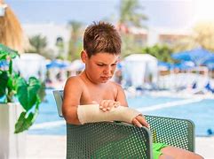 Image result for Boy Wearing a Arm Cast Waterproof Cover