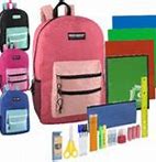Image result for Backpack with School Supplies