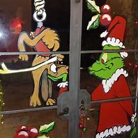 Image result for Grinch Window Painting