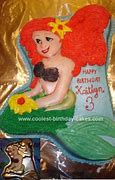 Image result for Princess Ariel Birthday Cakes