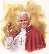 Image result for Pope John Paul II Painting