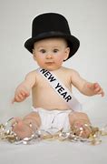 Image result for Happy New Year Baby Black