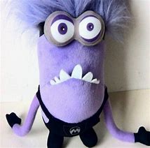 Image result for Plush Despicable Me Purple Minion