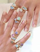 Image result for Opal Stackable Rings