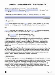 Image result for Consulting Agreement