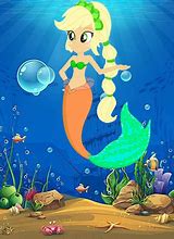 Image result for Applejack Apple Bloom Mermaid