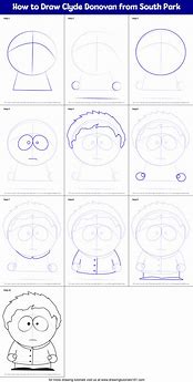 Image result for South Park Drawings Clyde