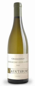 Image result for Saintsbury Chardonnay Dijon 809 Sangiacomo Green Acres Hill