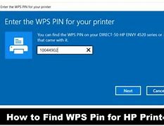 Image result for WPS Pin for Wireless Printer