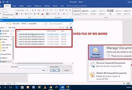 Image result for How to Get Back an Unsaved Word Document