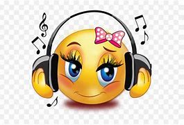Image result for Happy Listening to Music Emoji
