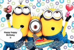 Image result for Purple Minion Happy Birthday