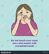 Image result for Don't Touch Eyes Nose Frequently