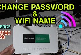 Image result for How to Change WiFi Password in Converge