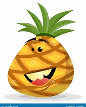 Image result for Smiling Pineapple Cartoon