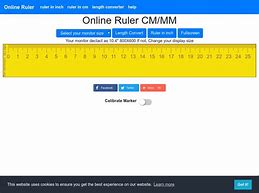 Image result for Ruler Actual Size On Screen