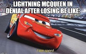 Image result for Black Lightning McQueen Meme