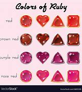 Image result for Ruby Color Chart