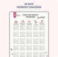 Image result for 30-Day Yoga Challenge Calendar
