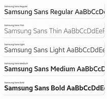 Image result for Samsung Font Imagss