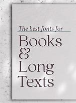 Image result for Common Book Fonts