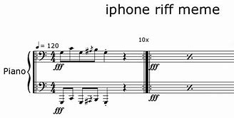 Image result for Piano Riff Meme