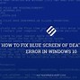 Image result for Blue Screen On Windows 10