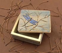 Image result for Small Wooden Keepsake Box