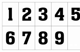 Image result for Free Printable Numbers 0 9