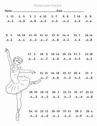Image result for Multiplication Practice Worksheets 3rd Grade