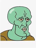 Image result for Handsome Squidward Phone Stickers