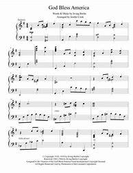 Image result for God Bless America Piano Sheet Music Free