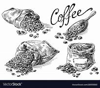 Image result for Coffee Bean Bag Vector