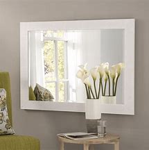 Image result for Large Mirror White Frame