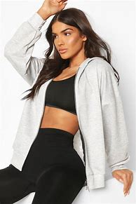 Image result for Grey Zip Up Hoodie No Bo