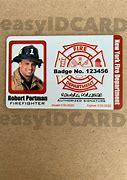 Image result for Firefighter ID Template