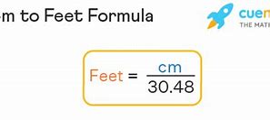 Image result for Height Conversion Chart From 3Feet to Cm