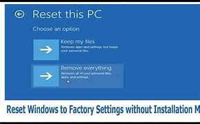 Image result for Reset Settings Windows 1.0