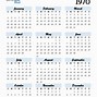Image result for 1970 Calendar-Year