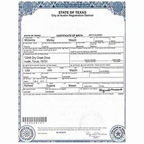 Image result for State of Alabama Birth Certificate