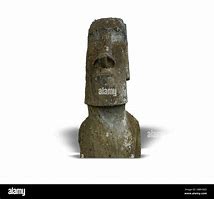 Image result for An Image of a Moai with a Feather Headdress On Its Head