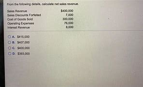 Image result for Calculate Net Sales