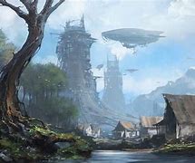 Image result for Beautiful Futuristic Scenery