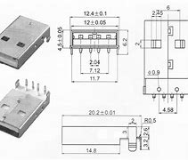 Image result for USB Slot Dimensions