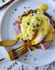 Image result for Egg Benedict with Hollandaise Sauce
