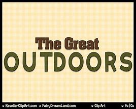 Image result for Great Outdoors Clip Art