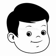 Image result for Boy Face Clip Art Black and White