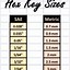 Image result for Metric Allen Wrench Size Chart